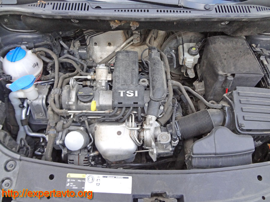 Проверка навесного оборудования двигателя VW Touran
